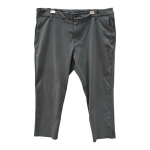 Lululemon Commission Pants Men's‎ Sz 38x26 Classic Fit Warpstreme Obsidian Gray